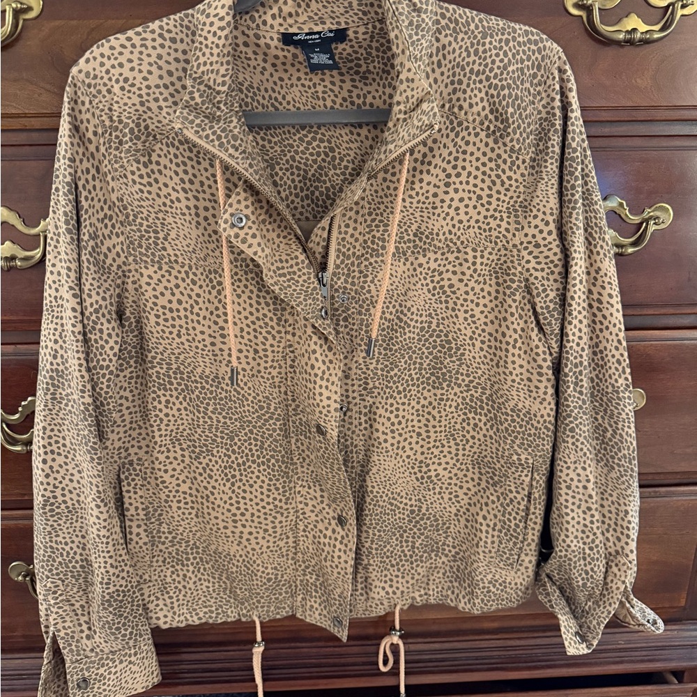 Stylish Tan and Brown Utility Jacket